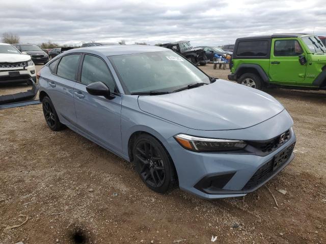 19XFL2H80NE018634 - 2022 HONDA CIVIC SPORT GRAY photo 4