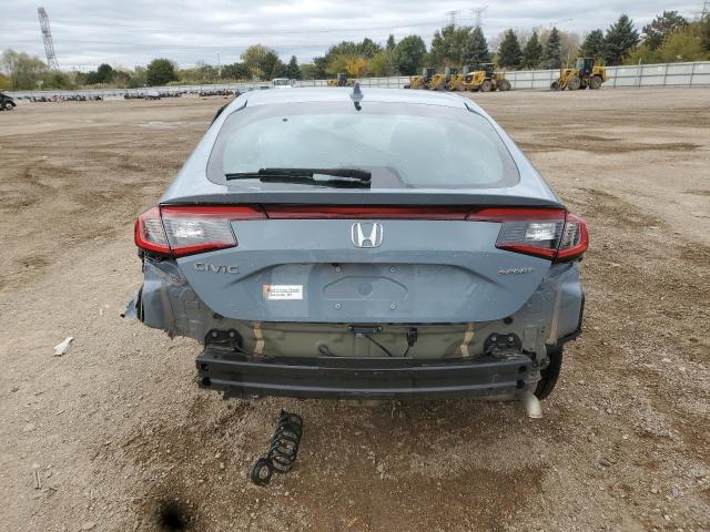 19XFL2H80NE018634 - 2022 HONDA CIVIC SPORT GRAY photo 6