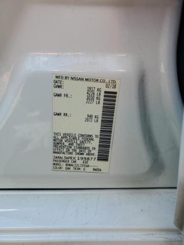 1N4AL3AP8JC199877 - 2018 NISSAN ALTIMA 2.5 თეთრი ფოტო 12