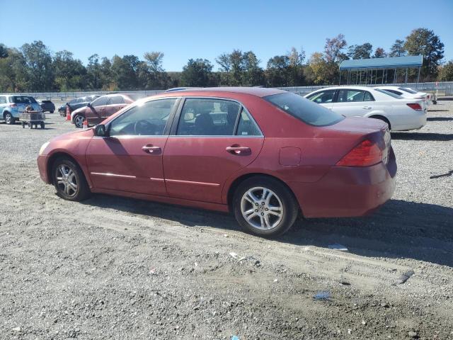 1HGCM56797A008087 - 2007 HONDA ACCORD EX BURGUNDY photo 2