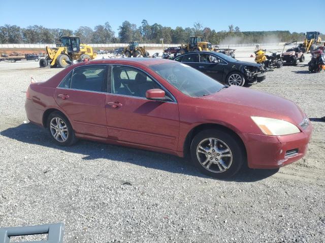 1HGCM56797A008087 - 2007 HONDA ACCORD EX BURGUNDY photo 4