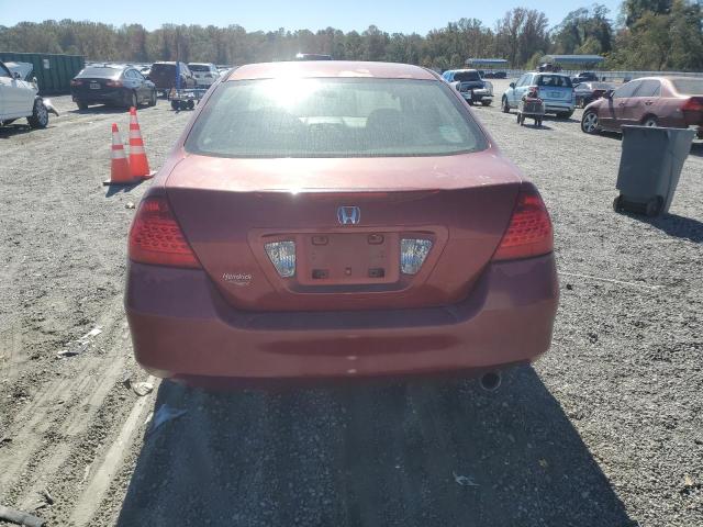 1HGCM56797A008087 - 2007 HONDA ACCORD EX BURGUNDY photo 6