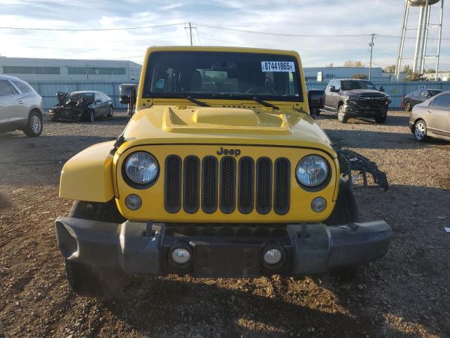 1C4HJWEG9FL736449 - 2015 JEEP WRANGLER U SAHARA YELLOW photo 5
