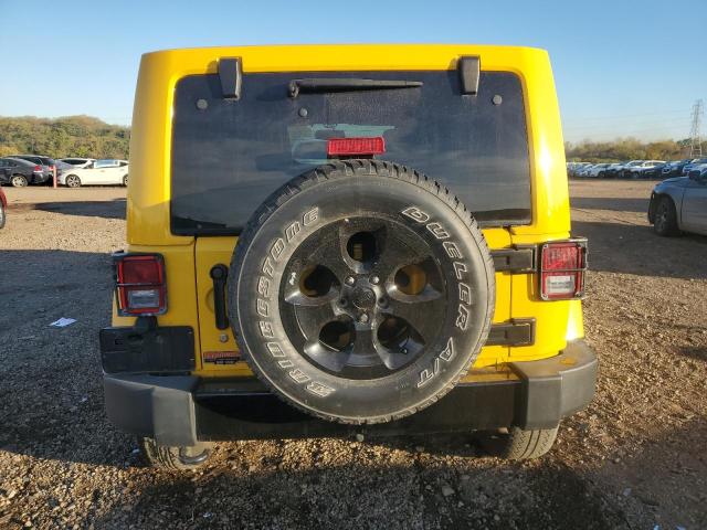 1C4HJWEG9FL736449 - 2015 JEEP WRANGLER U SAHARA YELLOW photo 6