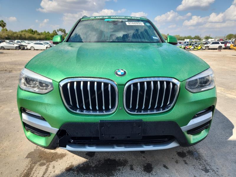 5UXTR9C55KLE11170 - 2019 BMW X3 XDRIVE30I GREEN photo 5