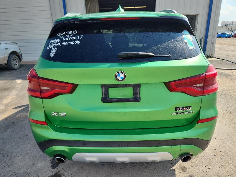 5UXTR9C55KLE11170 - 2019 BMW X3 XDRIVE30I GREEN photo 6