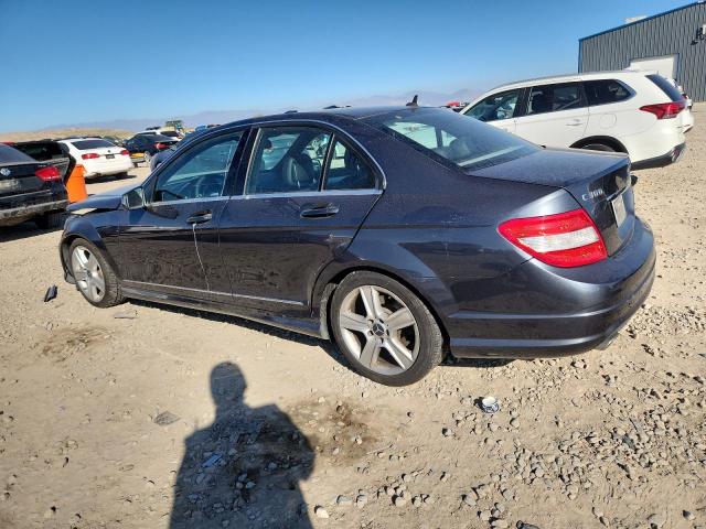 WDDGF8BB8AF375973 - 2010 MERCEDES-BENZ C 300 4MATIC BLACK photo 2