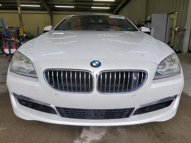 WBA6B4C53ED099073 - 2014 BMW 650 XI GRAN COUPE WHITE photo 5