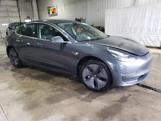 5YJ3E1EB6LF663707 - 2020 TESLA MODEL 3 Gris photo 4