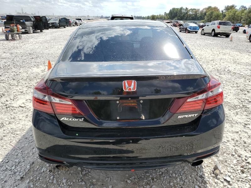 1HGCR2F58HA263720 - 2017 HONDA ACCORD SPORT BLACK photo 6