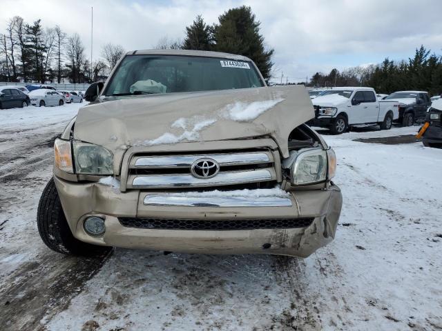 5TBRU34115S451144 - 2005 TOYOTA TUNDRA ACCESS CAB SR5 TAN photo 5