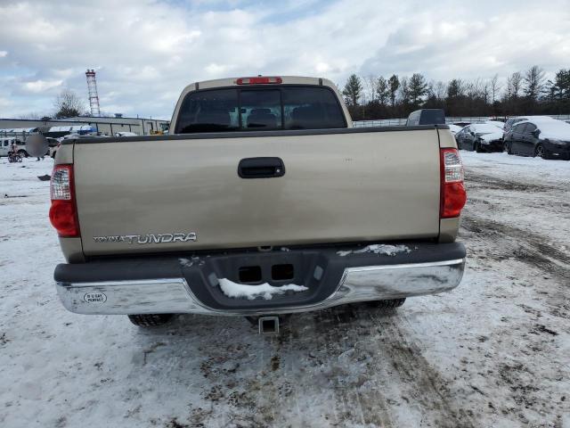 5TBRU34115S451144 - 2005 TOYOTA TUNDRA ACCESS CAB SR5 TAN photo 6