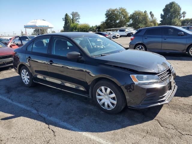 3VW2K7AJ1FM260168 - 2015 VOLKSWAGEN JETTA BASE Schwarz Foto 4