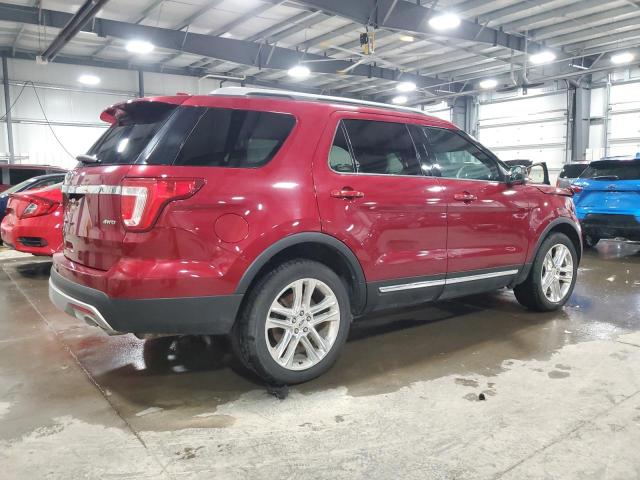 1FM5K8D88HGA69659 - 2017 FORD EXPLORER XLT 红色 照片 3