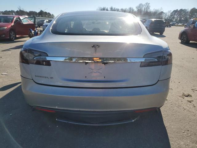 5YJSA1DNXDFP04134 - 2013 TESLA MODEL S SILVER photo 6