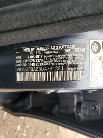 WDDGF8AB8DA791881 - 2013 MERCEDES-BENZ C 300 4MATIC GRAY photo 12