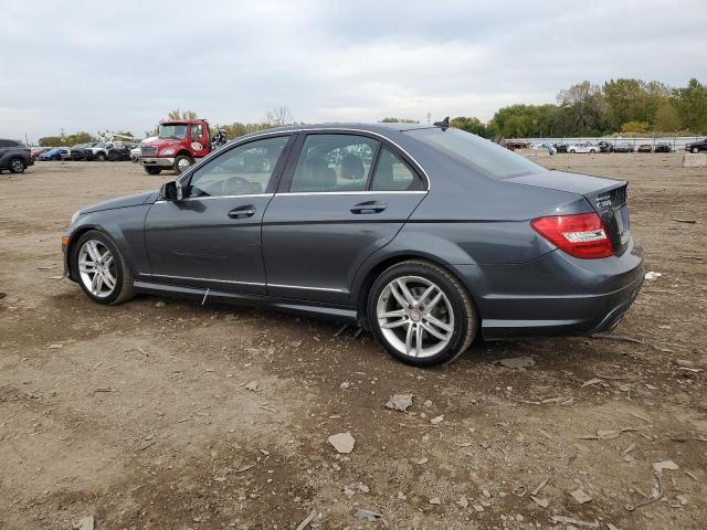 WDDGF8AB8DA791881 - 2013 MERCEDES-BENZ C 300 4MATIC GRAY photo 2