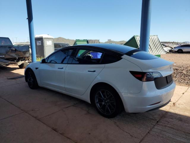5YJ3E1EA9PF413939 - 2023 TESLA MODEL 3 WHITE photo 2