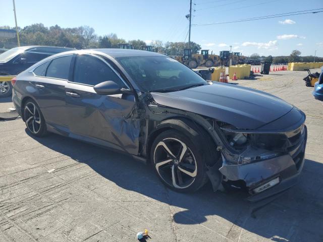 1HGCV2F36KA006184 - 2019 HONDA ACCORD SPORT GRAY photo 4