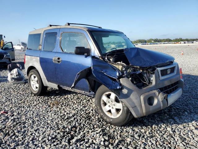 5J6YH28503L014209 - 2003 HONDA ELEMENT EX BLUE photo 4