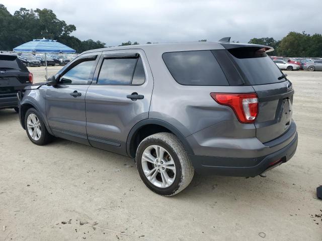 1FM5K8AR8JGA73522 - 2018 FORD EXPLORER POLICE INTERCEPTOR GRAY photo 2