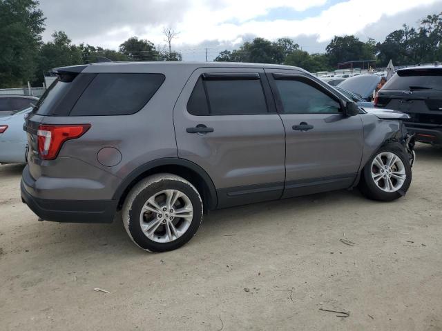 1FM5K8AR8JGA73522 - 2018 FORD EXPLORER POLICE INTERCEPTOR GRAY photo 3