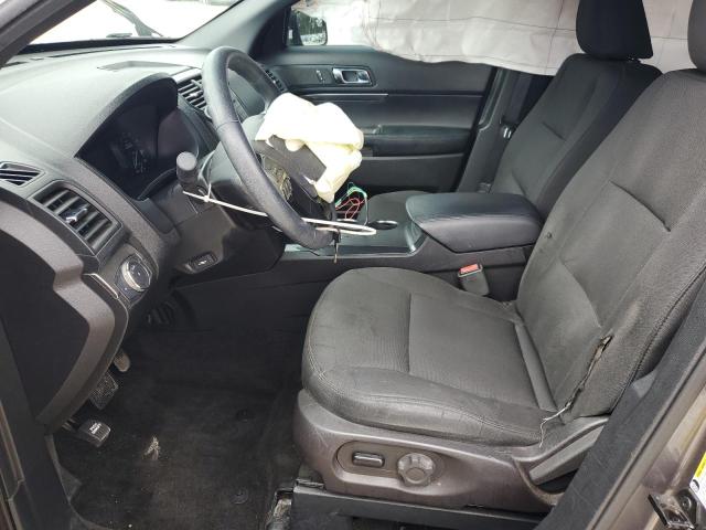1FM5K8AR8JGA73522 - 2018 FORD EXPLORER POLICE INTERCEPTOR GRAY photo 7