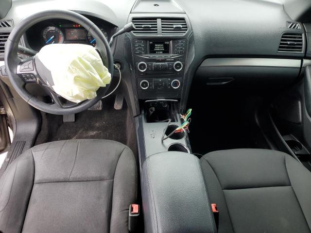 1FM5K8AR8JGA73522 - 2018 FORD EXPLORER POLICE INTERCEPTOR GRAY photo 8