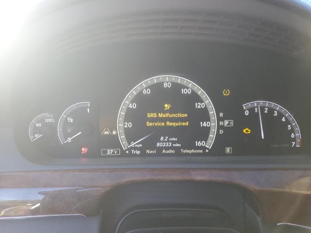 WDDNG9EB5CA476152 - 2012 MERCEDES-BENZ S 550 4MATIC SILVER photo 9