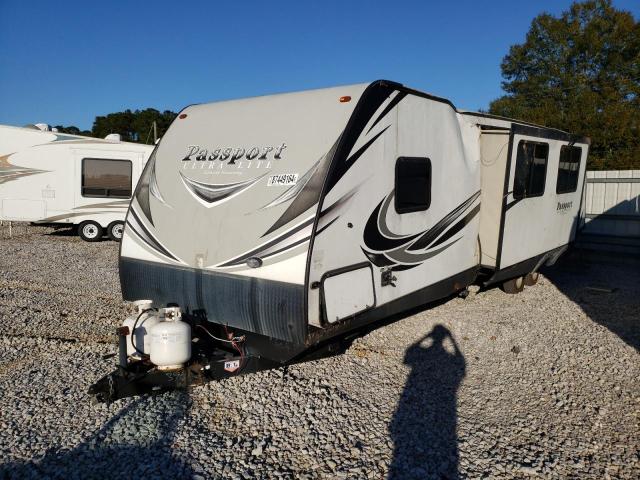 4YDT33522HK413390 - 2017 KEYSTONE PASSPORT WHITE photo 2