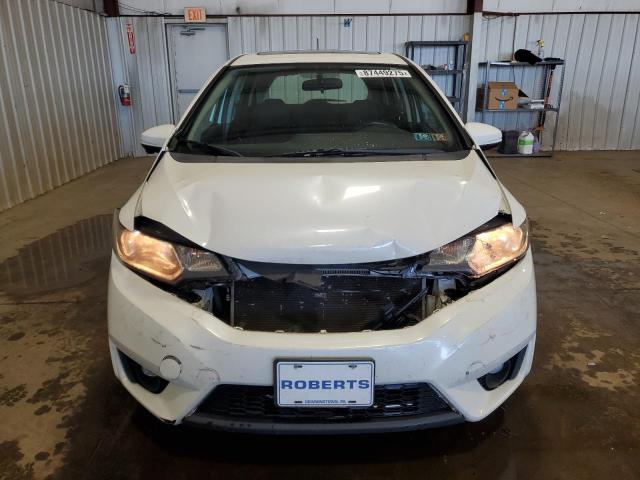 JHMGK5H75HS001148 - 2017 HONDA FIT EX WHITE photo 5