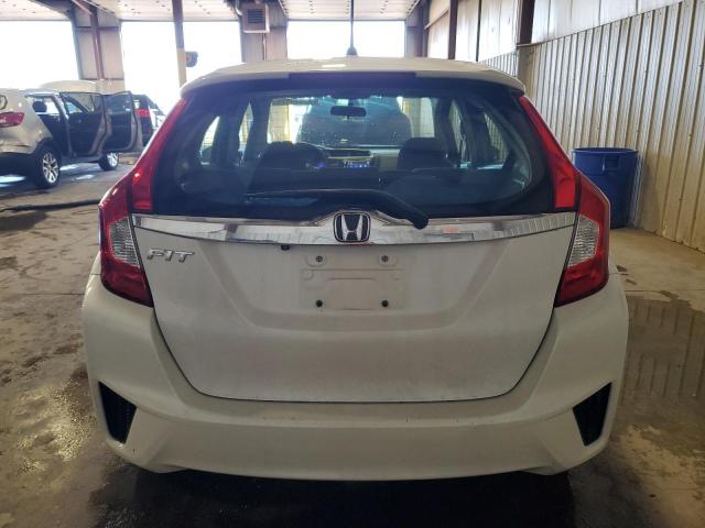 JHMGK5H75HS001148 - 2017 HONDA FIT EX WHITE photo 6