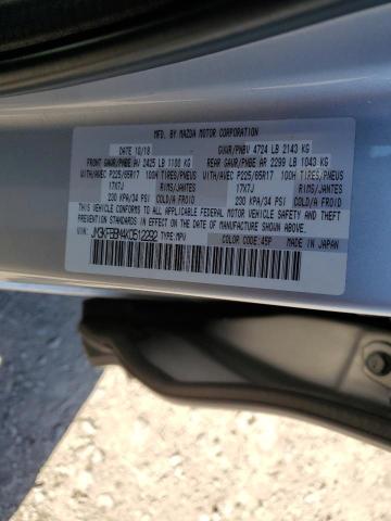 JM3KFBBM4K0512292 - 2019 MAZDA CX-5 SPORT Argent photo 14