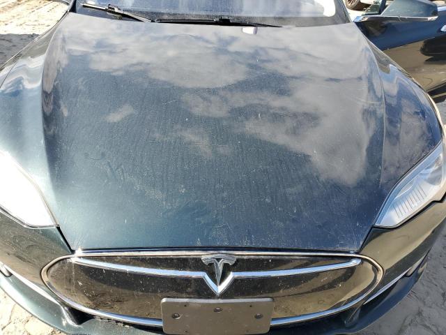 5YJSA1H16EFP48723 - 2014 TESLA MODEL S أخضر صورة 11