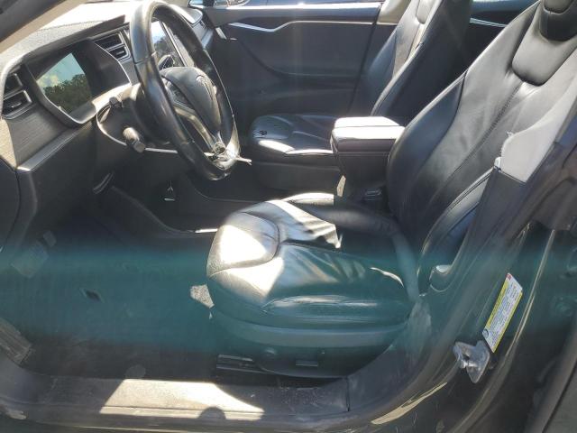 5YJSA1H16EFP48723 - 2014 TESLA MODEL S أخضر صورة 7