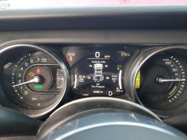 1C4JJXP6XNW156930 - 2022 JEEP WRANGLER U SAHARA 4XE PINK photo 9