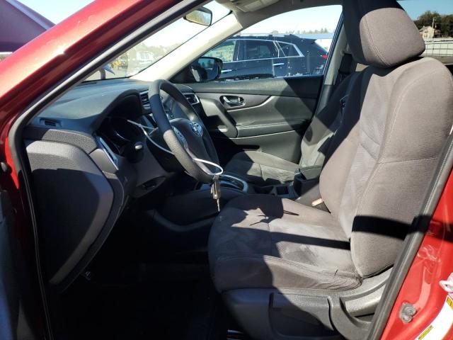 KNMAT2MV8GP697318 - 2016 NISSAN ROGUE S RED photo 7