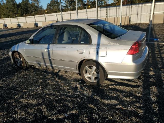 2HGES25894H630497 - 2004 HONDA CIVIC EX SILVER photo 2