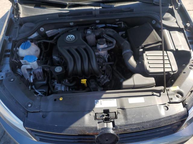 3VW1K7AJ7EM323297 - 2014 VOLKSWAGEN JETTA BASE GRAY photo 11
