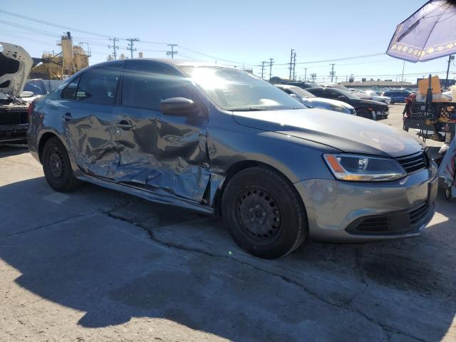 3VW1K7AJ7EM323297 - 2014 VOLKSWAGEN JETTA BASE GRAY photo 4