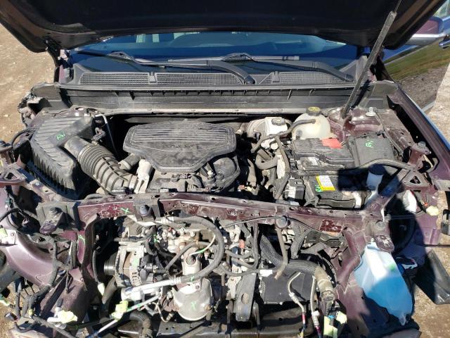 1GKKNXLS3MZ127847 - 2021 GMC ACADIA DENALI 勃艮第红 照片 12