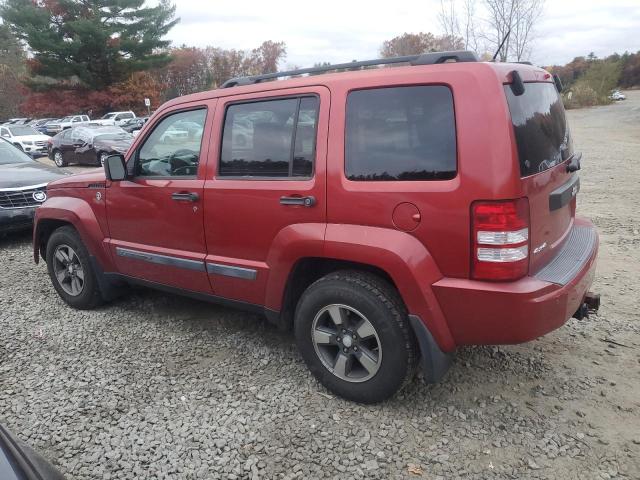 1J8GN28K88W103007 - 2008 JEEP LIBERTY SPORT RED photo 2