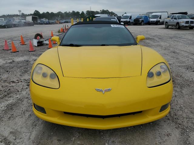 1G1YY36U375137401 - 2007 CHEVROLET CORVETTE YELLOW photo 5