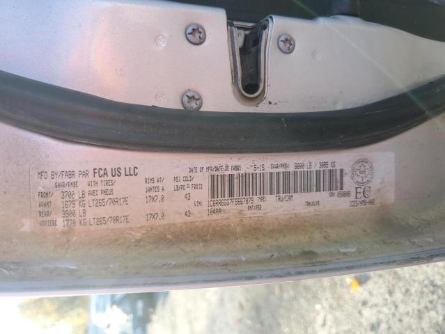 1C6RR6GG7FS667879 - 2015 RAM 1500 SLT SILVER photo 12