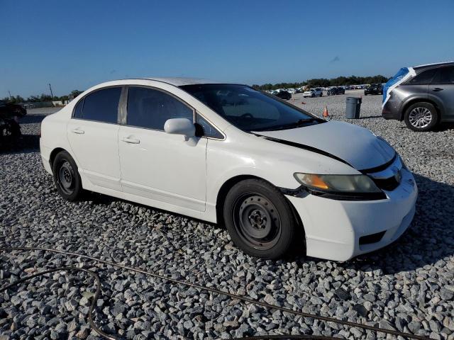 2HGFA1F50BH521736 - 2011 HONDA CIVIC LX WHITE photo 4