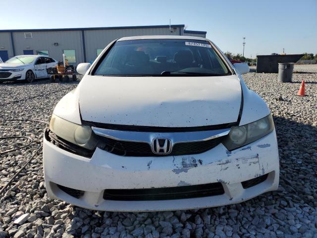 2HGFA1F50BH521736 - 2011 HONDA CIVIC LX WHITE photo 5