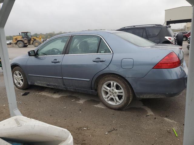 1HGCM56787A065896 - 2007 HONDA ACCORD EX BLUE photo 2