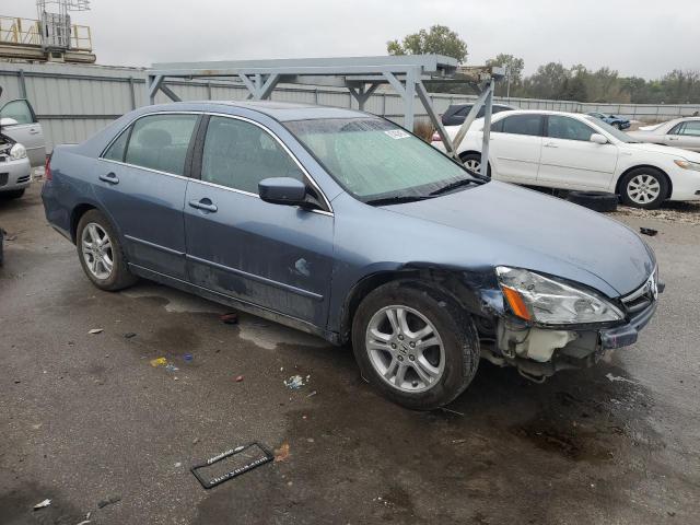1HGCM56787A065896 - 2007 HONDA ACCORD EX BLUE photo 4