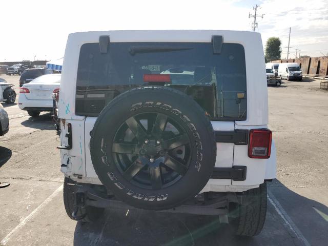 1C4HJWEG8EL292057 - 2014 JEEP WRANGLER U SAHARA 白色 照片 6