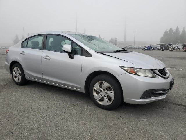 19XFB2F5XDE219807 - 2013 HONDA CIVIC LX SILVER photo 4